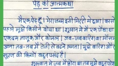 एक पेड़ का आत्मकथात्मक निबंध