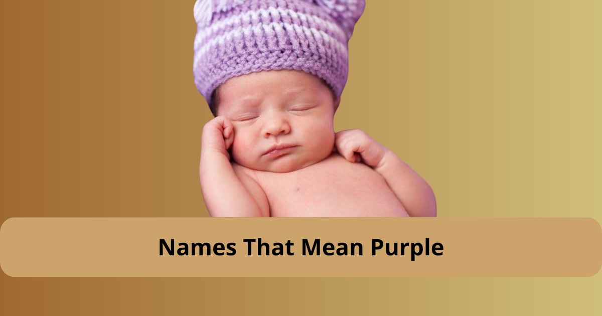 Names That Mean Purple