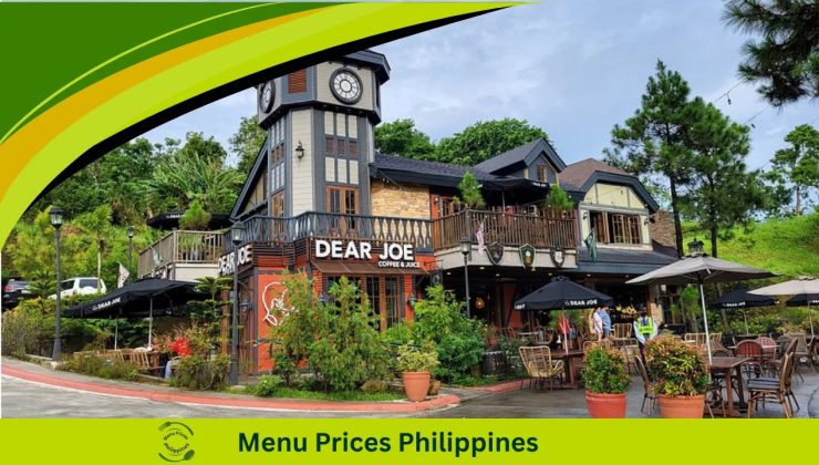 Dear Joe Menu Price Philippines