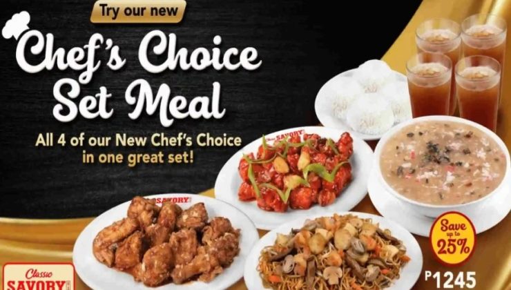 Group Classic Savory Menu