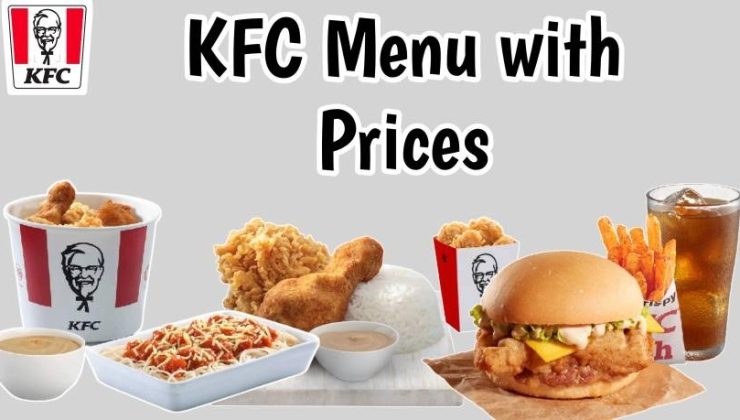 KFC Menu