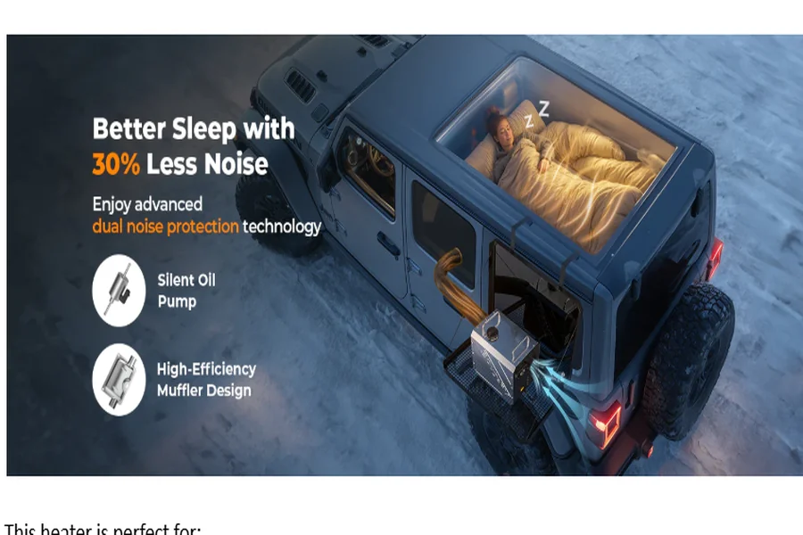 Stay Warm Anywhere with a Portable Diesel Heater